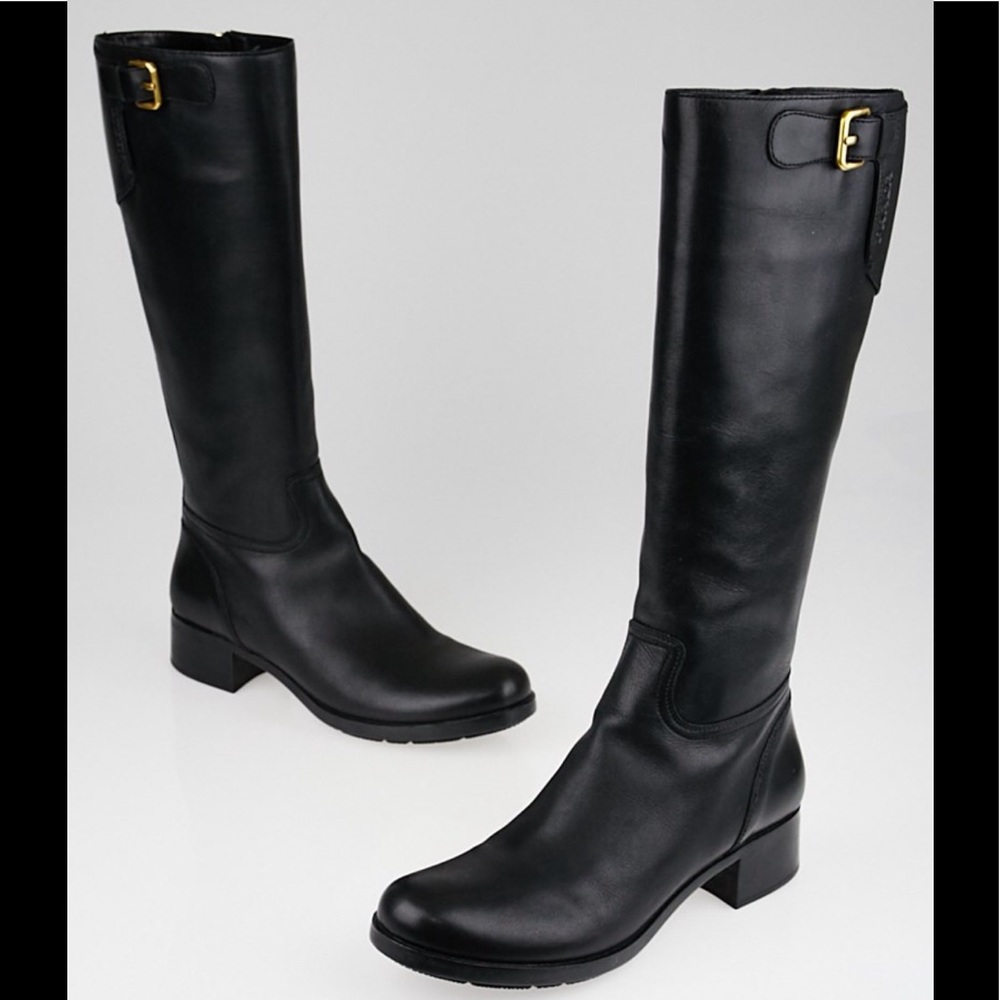 RALPH LAUREN Genuine leather Riding Boots